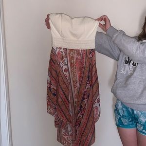 Strapless High Low dress